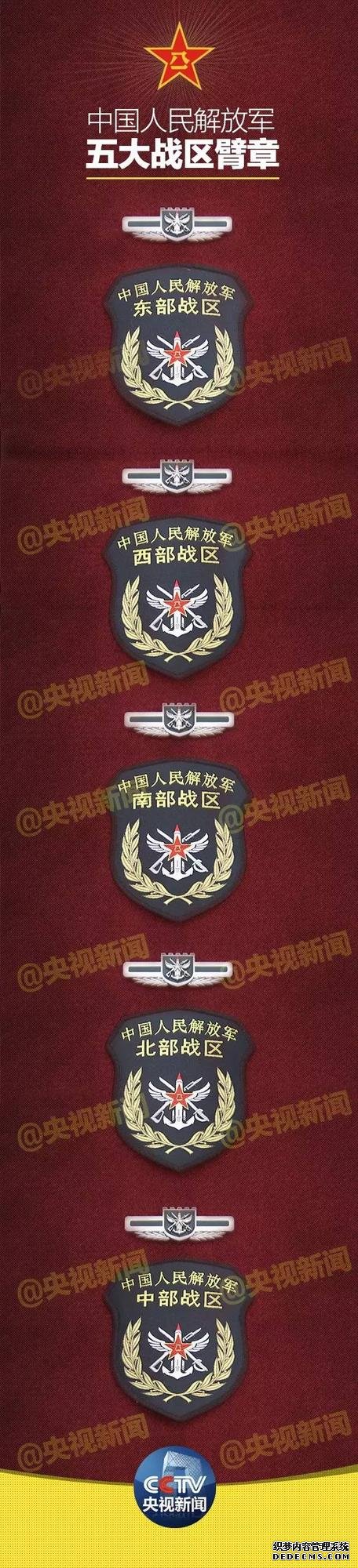 解放军五大战区成立大会在北京举行 臂章曝光